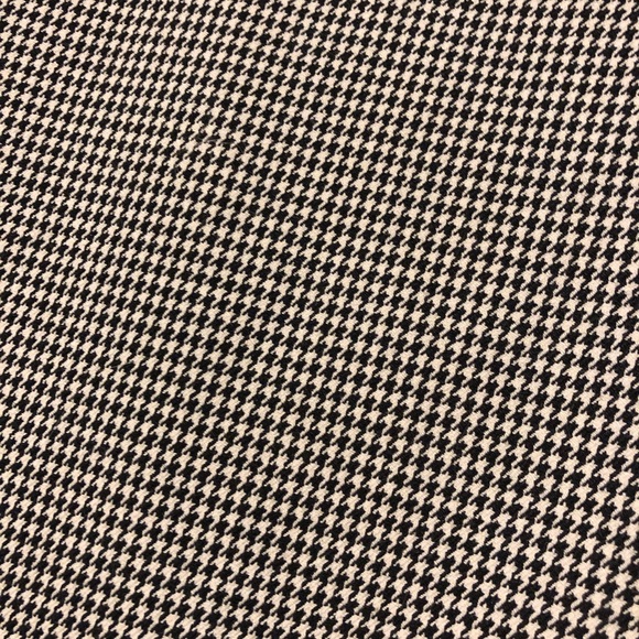 Anthropologie Maeve Slim Kick Houndstooth Print Cropped Pants - Picture 3 of 9